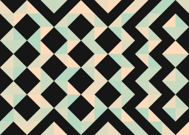 Soyut Geometrik Desen üretken hesaplama sanatı çizimi 