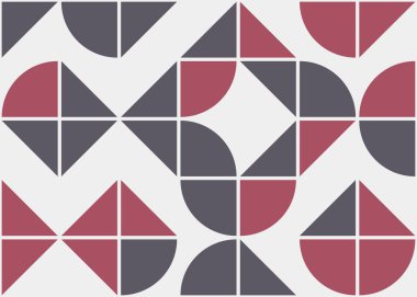 Soyut Geometrik Desen, üretken hesaplama sanatı çizimi 