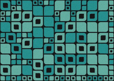 Soyut geometrik hesaplama deseni, vektör illüstrasyonu 