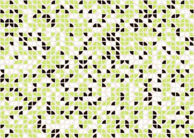 Soyut Geometrik Desen üretken hesaplama sanatı çizimi 