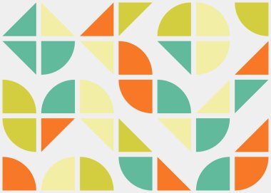 Soyut Geometrik Desen Vektör Sanatı Çizimi