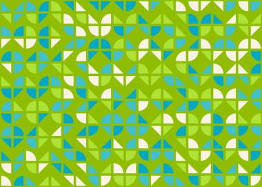 Soyut Geometrik Desen Vektör Sanatı Çizimi