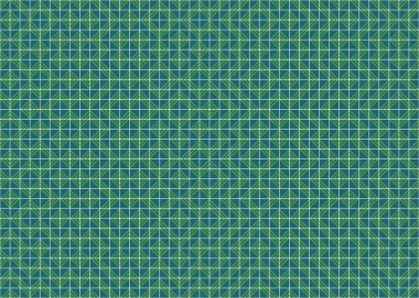 Soyut Geometrik Desen, üretken hesaplama sanatı çizimi 