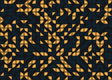 Soyut Geometrik Desen üretken hesaplama sanatı çizimi 