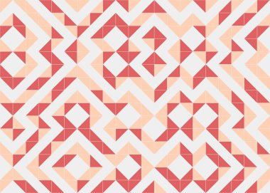 Soyut Geometrik Desen, üretken hesaplama sanatı çizimi 