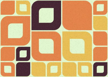 Soyut geometrik hesaplama deseni, vektör illüstrasyonu