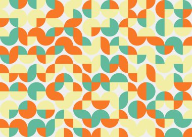 Soyut geometrik hesaplama deseni, vektör illüstrasyonu 