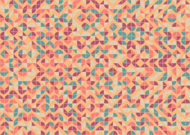 Geometrik desenli üretken hesaplama sanatı çizimi 