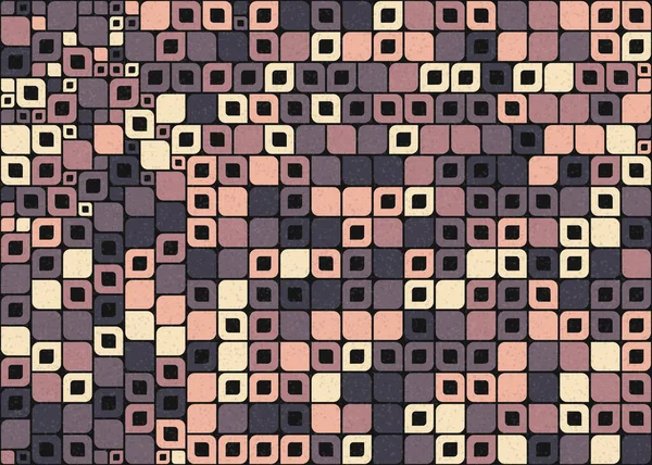 Abstract Geometric Computational Pattern Vector Illustration — Stock Vector