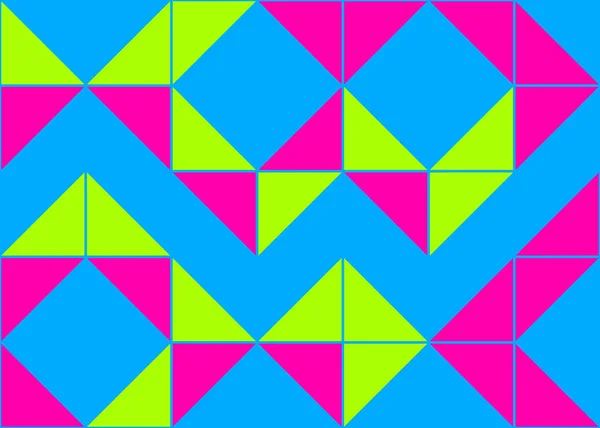 Geometriskt Mönster Generativ Beräkningskonst Illustration — Stock vektor