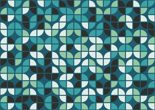 Soyut Geometrik Desen, üretken hesaplama sanatı çizimi 