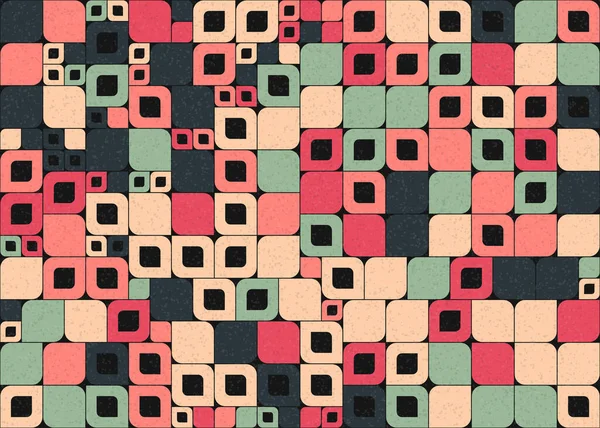 Geometrisch Patroon Generatieve Computationele Kunst Illustratie — Stockvector