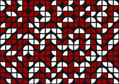 Soyut geometrik hesaplama deseni, vektör illüstrasyonu