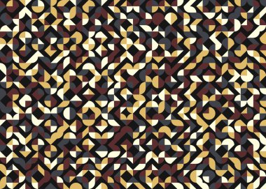 Soyut Geometrik Desen üretken hesaplama sanatı çizimi 