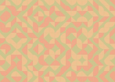 Soyut Geometrik Desen Vektör Sanatı Çizimi