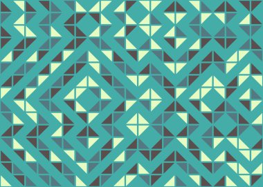 Geometrik desenli üretken hesaplama sanatı çizimi 