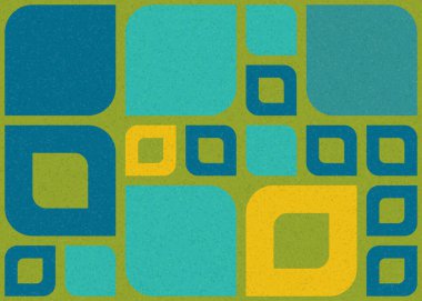 Soyut geometrik hesaplama deseni, vektör illüstrasyonu 