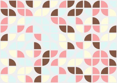 Soyut Geometrik Desen Üretken hesaplama sanatı, vektör illüstrasyonu