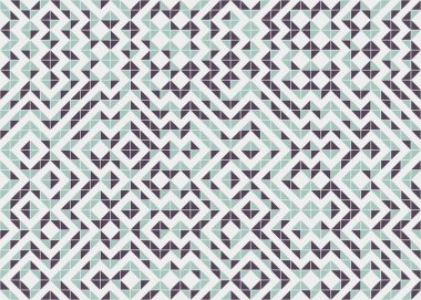 Soyut Geometrik Desen üretken hesaplama sanatı çizimi 