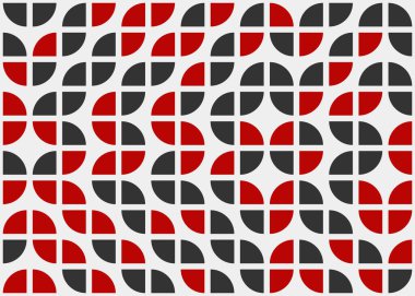 Soyut Geometrik Desen, üretken hesaplama sanatı çizimi 