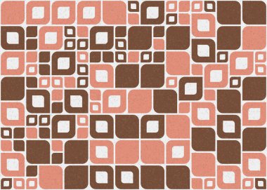 Soyut geometrik arkaplan, örüntüsel üretken hesaplama sanatı, vektör illüstrasyonu 