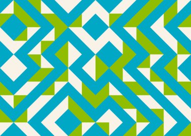 Soyut Geometrik Desen Vektör Sanatı Çizimi