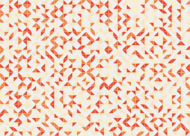 Soyut Geometrik Desen, üretken hesaplama sanatı çizimi 