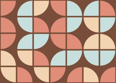 Geometrik desenli üretken hesaplama sanatı çizimi 