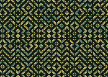 Soyut Geometrik Desen üretken hesaplama sanatı çizimi 