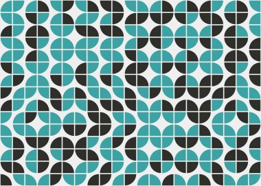 Geometrik desenli üretken hesaplama sanatı çizimi 