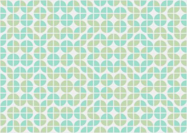 Soyut Geometrik Desen, üretken hesaplama sanatı çizimi 