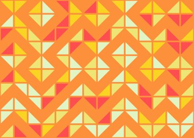 Geometrik desenli üretken hesaplama sanatı çizimi 