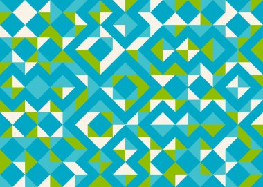 Soyut Geometrik Desen üretken hesaplama sanatı çizimi 