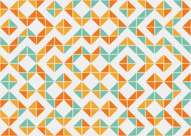 Soyut Geometrik Desen üretken hesaplama sanatı çizimi