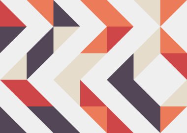 Soyut geometrik hesaplama deseni, vektör illüstrasyonu