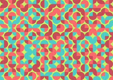 Soyut geometrik hesaplama deseni, vektör illüstrasyonu