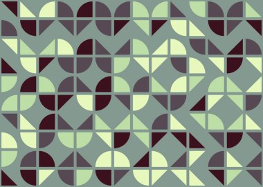 Soyut geometrik hesaplama deseni, vektör illüstrasyonu