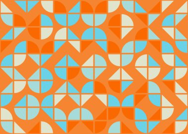 Soyut Geometrik Desen Vektör Sanatı Çizimi