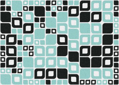 Soyut Geometrik Desen üretken hesaplama sanatı çizimi 