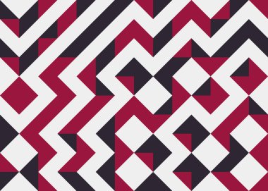 Soyut geometrik hesaplama deseni, vektör illüstrasyonu