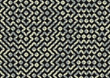 Geometrik desenli üretken hesaplama sanatı çizimi 