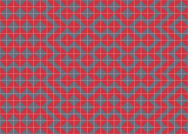 Soyut Geometrik Desen Vektör Sanatı Çizimi