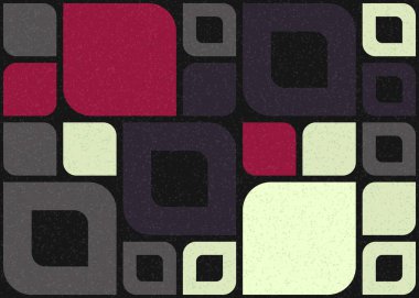 Soyut geometrik arkaplan, örüntüsel üretken hesaplama sanatı, vektör illüstrasyonu 