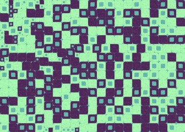 Soyut geometrik arkaplan, örüntüsel üretken hesaplama sanatı, vektör illüstrasyonu 