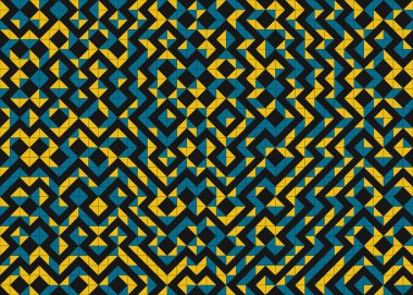 Soyut Geometrik Desen Vektör Sanatı Çizimi