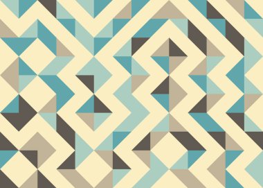 Geometrik desenli üretken hesaplama sanatı çizimi 