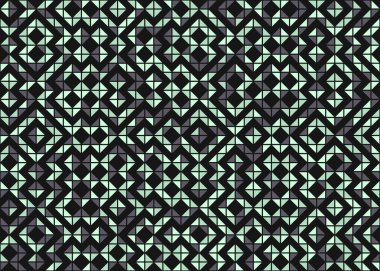 Soyut Geometrik Desen üretken hesaplama sanatı çizimi 