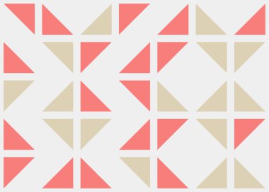 Soyut Geometrik Desen, üretken hesaplama sanatı çizimi 