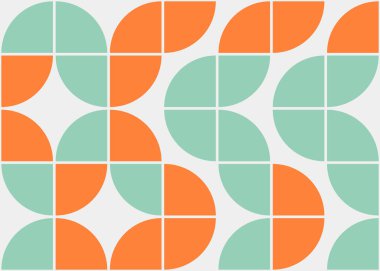 Soyut Geometrik Desen, üretken hesaplama sanatı çizimi 