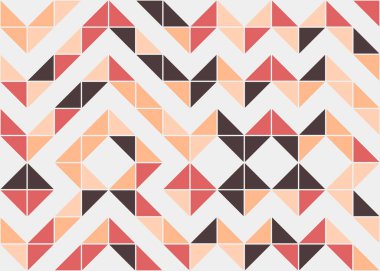 Soyut Geometrik Desen Vektör Sanatı Çizimi